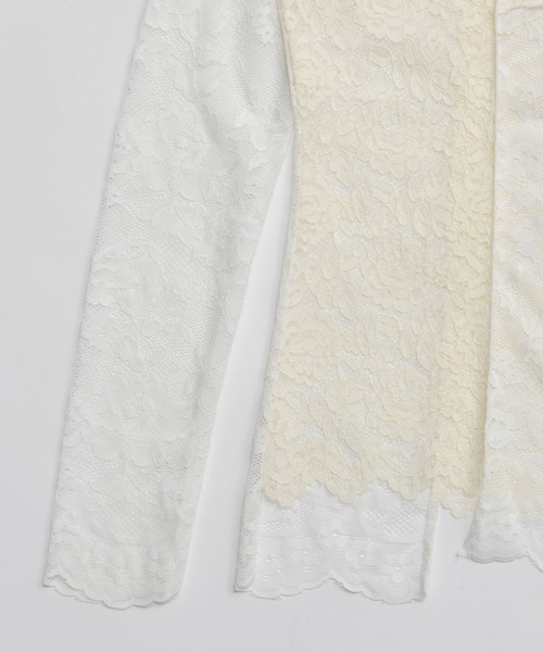 PRANK PROJECT（プランクプロジェクト）の「コラージュレーストップ / Collage Lace Top（その他トップス・レディース・ブラック/ホワイト・FREE）」の18枚目の写真