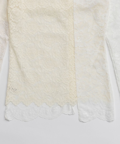 PRANK PROJECT（プランクプロジェクト）の「コラージュレーストップ / Collage Lace Top（その他トップス・レディース・ブラック/ホワイト・FREE）」の20枚目の写真