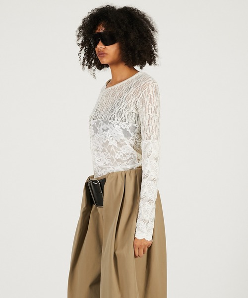 PRANK PROJECT（プランクプロジェクト）の「コラージュレーストップ / Collage Lace Top（その他トップス・レディース・ブラック/ホワイト・FREE）」の6枚目の写真