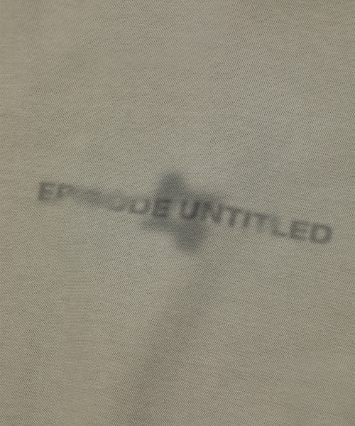 EPISODE UNTITLED(エピソードアンタイトルド)の「MATCH COLORS LOGO PRINT T-SHIRT_MINT KHAKI(Tシャツ/カットソー・レディース・その他・2/3)」の4枚目の写真