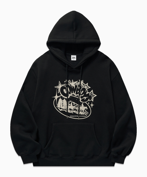 Cowboy Hoodie [Black]