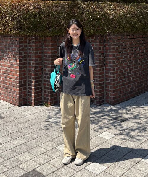 PHILIPPAKER（フィリップペイカー）の「ビエムシーミニバスクレヨン半袖Tシャツピグメントヴィンテージブラック（Tシャツ/カットソー・レディース・その他・MEDIUM/LARGE/X-LARGE）」の10枚目の写真
