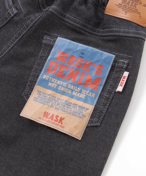 WASK（ワスク）の「アウトポケットストレッチデニムパンツ（デニムパンツ・キッズ・ブラック/ネイビー・140cm/130cm/150cm/160cm）」の14枚目の写真