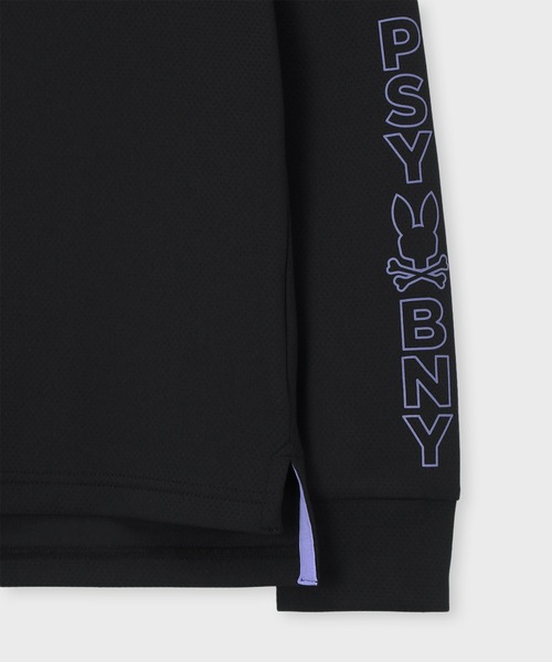 Psycho Bunny（サイコバニー）の「[GOLF]アームロゴ ポケットバニーモックネックTシャツ（Tシャツ/カットソー・メンズ・ライトグレー/ホワイト/ブラック・MEDIUM/X-LARGE/LARGE）」の13枚目の写真