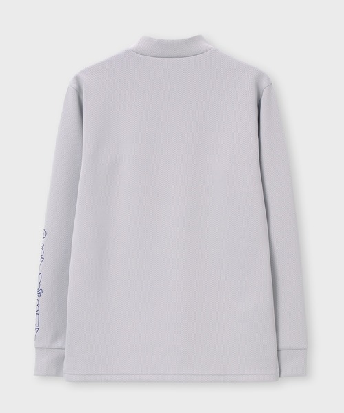 Psycho Bunny（サイコバニー）の「[GOLF]アームロゴ ポケットバニーモックネックTシャツ（Tシャツ/カットソー・メンズ・ライトグレー/ホワイト/ブラック・MEDIUM/X-LARGE/LARGE）」の18枚目の写真