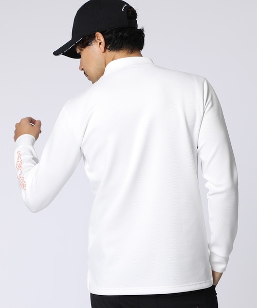 Psycho Bunny（サイコバニー）の「[GOLF]アームロゴ ポケットバニーモックネックTシャツ（Tシャツ/カットソー・メンズ・ライトグレー/ホワイト/ブラック・MEDIUM/X-LARGE/LARGE）」の5枚目の写真