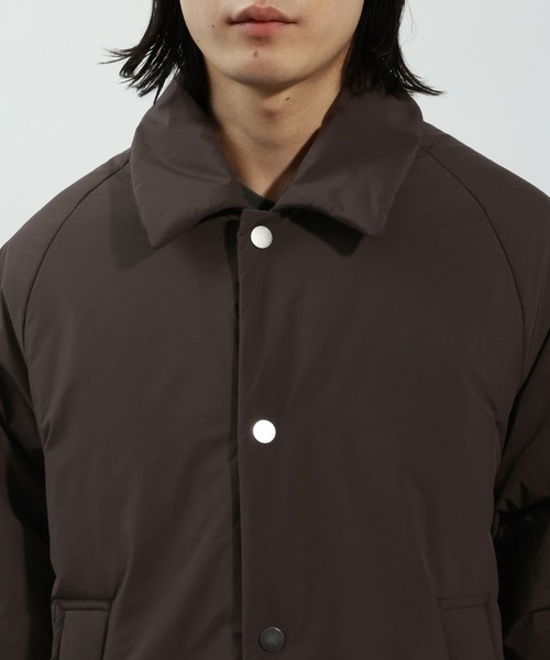 BAYFLOW（ベイフロー）の「ＮＹオーバーコート（ステンカラーコート・メンズ・ブラック/ブラウン・LARGE/MEDIUM）」の16枚目の写真