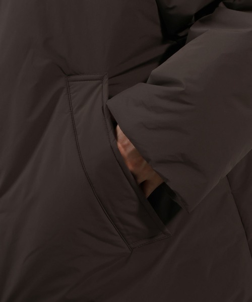 BAYFLOW（ベイフロー）の「ＮＹオーバーコート（ステンカラーコート・メンズ・ブラック/ブラウン・LARGE/MEDIUM）」の19枚目の写真
