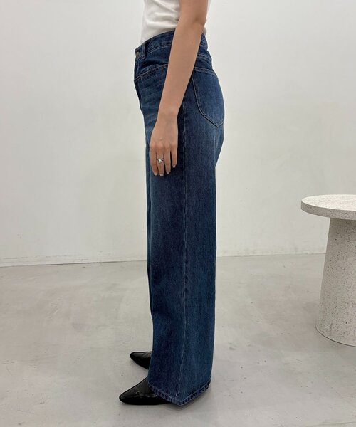 CAPRICIEUX LE'MAGE（カプリシューレマージュ）の「【低身長サイズあり/セットアップ対応】スリットポケットストレートデニム（デニムパンツ・レディース・ブルー系その他/ブルー・PS/38/36）」の16枚目の写真