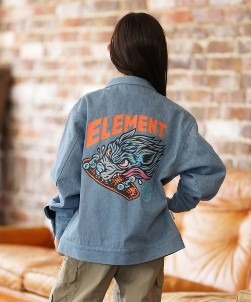 ELEMENT(エレメント)の「ELEMENT/エレメント DUTTY BUDDY JACKET YOUTH キッズ ジャケット BG025761(その他アウター・キッズ・ブラック/ベージュ/ライトインディゴブルー・140cm/150cm/160cm)」の3枚目の写真