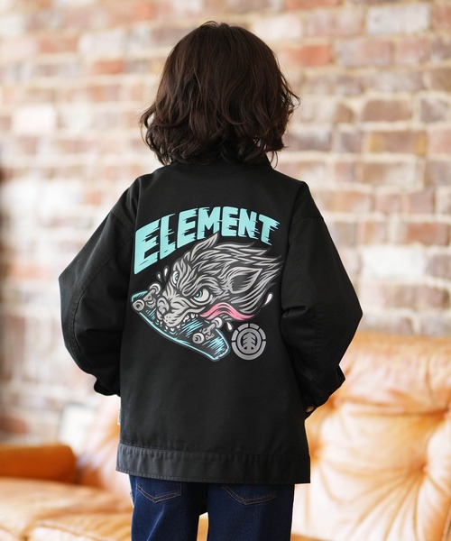 ELEMENT(エレメント)の「ELEMENT/エレメント DUTTY BUDDY JACKET YOUTH キッズ ジャケット BG025761(その他アウター・キッズ・ブラック/ベージュ/ライトインディゴブルー・140cm/150cm/160cm)」の1枚目の写真