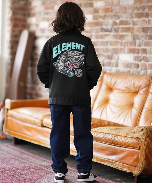 ELEMENT(エレメント)の「ELEMENT/エレメント DUTTY BUDDY JACKET YOUTH キッズ ジャケット BG025761(その他アウター・キッズ・ブラック/ベージュ/ライトインディゴブルー・140cm/150cm/160cm)」の6枚目の写真