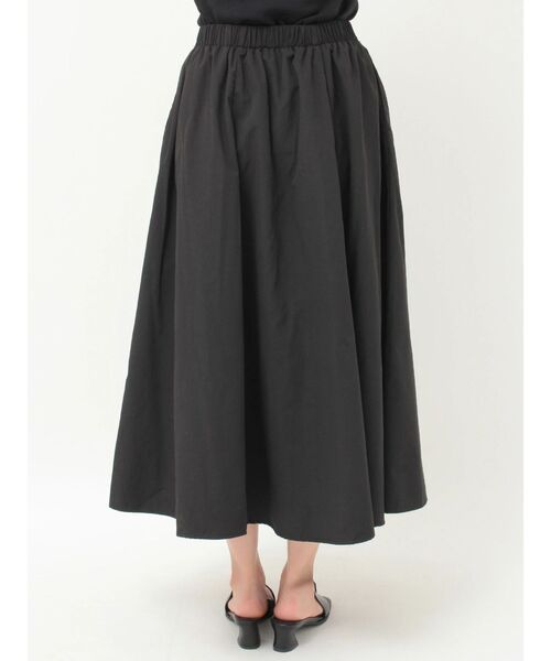 LAGUNAMOON（ラグナムーン）の「ギャザーデザインニット×スカートセットアップ（ワンピース・レディース・ブラック/ミント・MEDIUM/SMALL）」の4枚目の写真