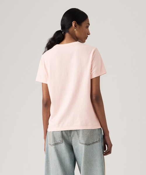 Levi's(リーバイス)の「Levi's/リーバイス スラブTシャツ(Tシャツ/カットソー・レディース・ピンク・XS/S/M)」の9枚目の写真
