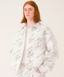 MAINBOOTH（メインブース）の「Love JF Denim Jacket(WHITE)（デニムジャケット）」