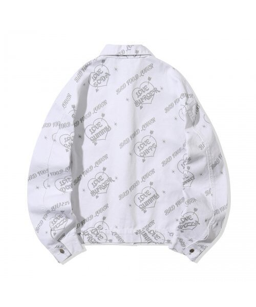 MAINBOOTH(メインブース)の「Love JF Denim Jacket(WHITE)(デニムジャケット・メンズ・その他・ONE SIZE)」の4枚目の写真