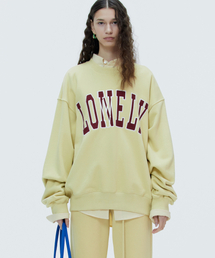 NOHANT | LONELY/LOVELY SWEATSHIRT MUSTARD-BURGUNDY(スウェット)