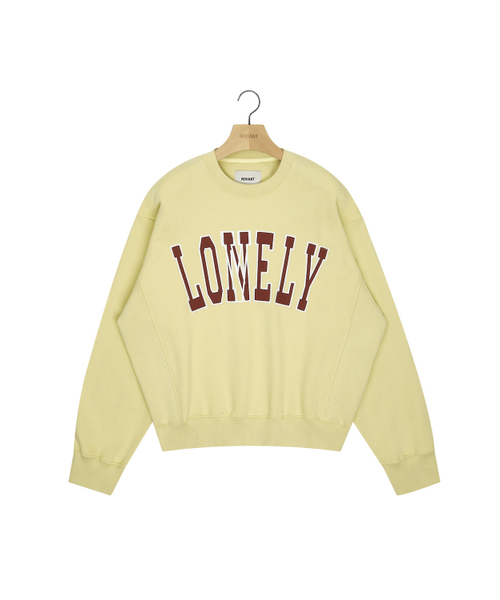 NOHANT(ノアン)の「LONELY/LOVELY SWEATSHIRT MUSTARD-BURGUNDY(スウェット・レディース・その他・L)」の10枚目の写真