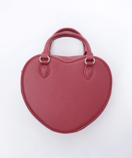 axes femme POETIQUE（アクシーズファムポエティック）の「チャーム使いハートバッグ（ショルダーバッグ・レディース・ピンク/レッド・FREE）」の9枚目の写真