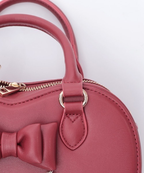 axes femme POETIQUE（アクシーズファムポエティック）の「チャーム使いハートバッグ（ショルダーバッグ・レディース・ピンク/レッド・FREE）」の10枚目の写真