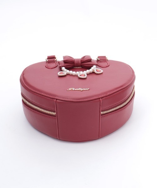 axes femme POETIQUE（アクシーズファムポエティック）の「チャーム使いハートバッグ（ショルダーバッグ・レディース・ピンク/レッド・FREE）」の15枚目の写真