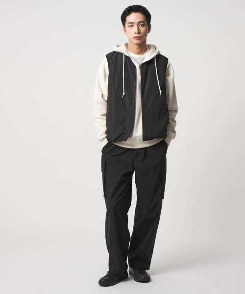 CITEN（シテン）の「＜CITEN＞パッカブル3WAYステンカラーコート（ステンカラーコート・メンズ・ブラック/ライトグレー・L/M）」の19枚目の写真