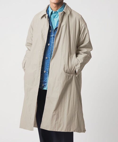 CITEN（シテン）の「＜CITEN＞パッカブル3WAYステンカラーコート（ステンカラーコート・メンズ・ブラック/ライトグレー・L/M）」の20枚目の写真