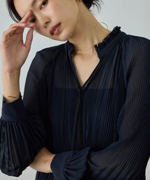 ROPE'（ロペ）の「プリーツデザインブラウス/イージーケア（シャツ/ブラウス）」