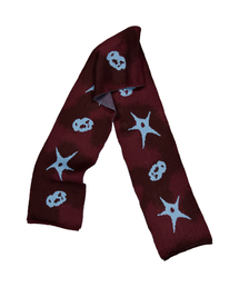 THECOLDESTMOMENT | TCM stone muffler (burgundy)(マフラー)