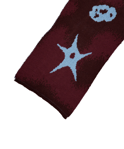 THECOLDESTMOMENT(ザコールデストモーメント)の「TCM stone muffler (burgundy)(マフラー・レディース・その他・ONE SIZE)」の3枚目の写真