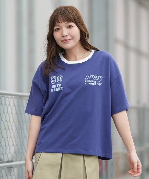 ROXY（ロキシー）の「【ムラサキスポーツ限定】ROXY/ロキシー 半袖 Tシャツ フロントプリント RST261641M（Tシャツ/カットソー・レディース・オレンジ/ブルー/オフホワイト・L/M）」の11枚目の写真