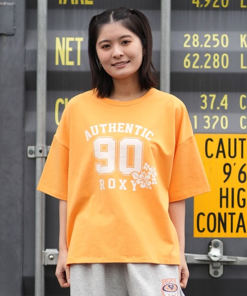 ROXY（ロキシー）の「【ムラサキスポーツ限定】ROXY/ロキシー 半袖 Tシャツ フロントプリント RST261641M（Tシャツ/カットソー・レディース・オレンジ/ブルー/オフホワイト・L/M）」の18枚目の写真