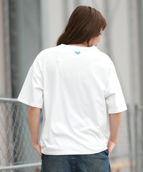 ROXY（ロキシー）の「【ムラサキスポーツ限定】ROXY/ロキシー 半袖 Tシャツ フロントプリント RST261641M（Tシャツ/カットソー・レディース・オレンジ/ブルー/オフホワイト・L/M）」の5枚目の写真