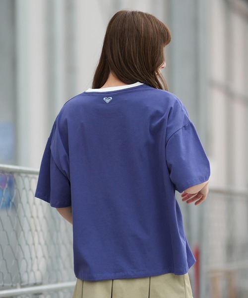 ROXY（ロキシー）の「【ムラサキスポーツ限定】ROXY/ロキシー 半袖 Tシャツ フロントプリント RST261641M（Tシャツ/カットソー・レディース・オレンジ/ブルー/オフホワイト・L/M）」の12枚目の写真