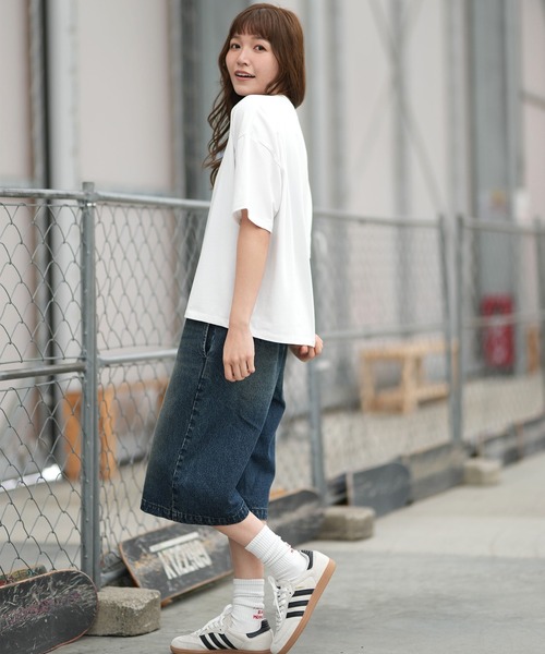 ROXY（ロキシー）の「【ムラサキスポーツ限定】ROXY/ロキシー 半袖 Tシャツ フロントプリント RST261641M（Tシャツ/カットソー・レディース・オレンジ/ブルー/オフホワイト・L/M）」の7枚目の写真