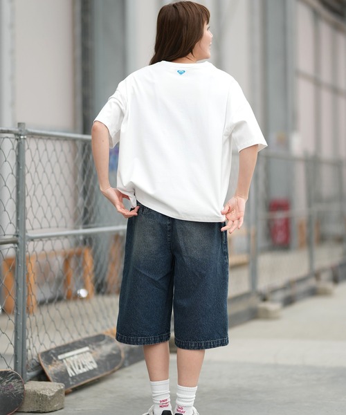 ROXY（ロキシー）の「【ムラサキスポーツ限定】ROXY/ロキシー 半袖 Tシャツ フロントプリント RST261641M（Tシャツ/カットソー・レディース・オレンジ/ブルー/オフホワイト・L/M）」の8枚目の写真