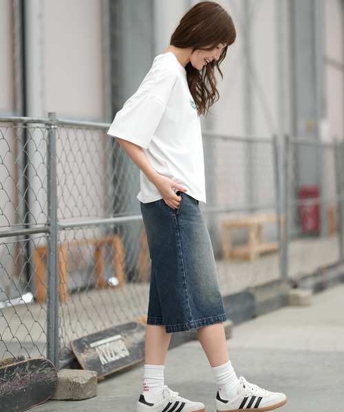 ROXY（ロキシー）の「【ムラサキスポーツ限定】ROXY/ロキシー 半袖 Tシャツ フロントプリント RST261641M（Tシャツ/カットソー・レディース・オレンジ/ブルー/オフホワイト・L/M）」の9枚目の写真