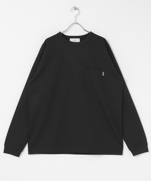 URBAN RESEARCH Sonny Label(アーバンリサーチサニーレーベル)の「ポンチポケット付ロングスリーブTシャツ(Tシャツ/カットソー・メンズ・ホワイト/ブラック/ブラック系その他/チャコールグレー・X-LARGE/LARGE/MEDIUM)」の7枚目の写真