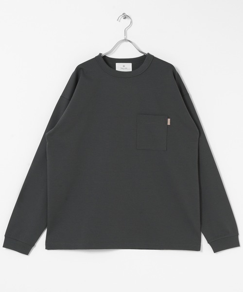 URBAN RESEARCH Sonny Label(アーバンリサーチサニーレーベル)の「ポンチポケット付ロングスリーブTシャツ(Tシャツ/カットソー・メンズ・ホワイト/ブラック/ブラック系その他/チャコールグレー・X-LARGE/LARGE/MEDIUM)」の11枚目の写真