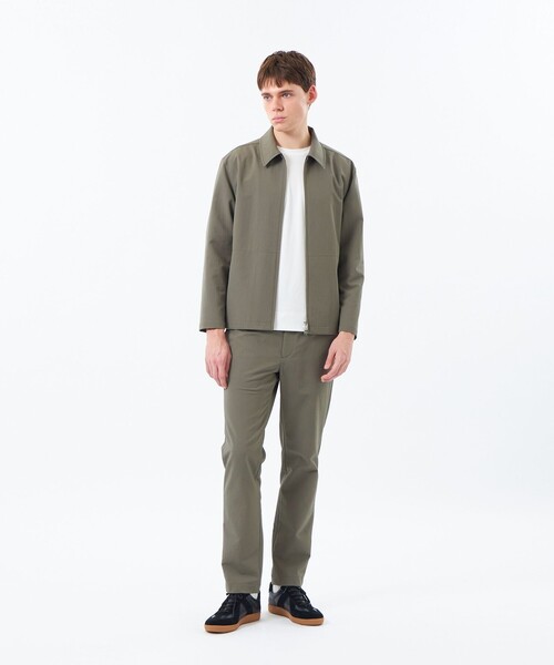MACKINTOSH PHILOSOPHY(マッキントッシュ フィロソフィー)の「ブリテック オックス調ダブルクロス スウィングトップ(ブルゾン・メンズ・ダークネイビー/グリーン系その他2・40/38)」の4枚目の写真