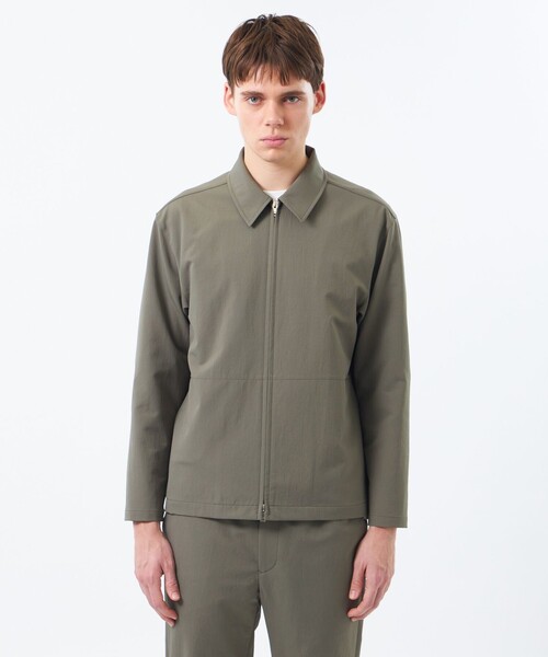 MACKINTOSH PHILOSOPHY(マッキントッシュ フィロソフィー)の「ブリテック オックス調ダブルクロス スウィングトップ(ブルゾン・メンズ・ダークネイビー/グリーン系その他2・40/38)」の6枚目の写真