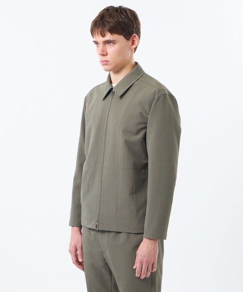 MACKINTOSH PHILOSOPHY(マッキントッシュ フィロソフィー)の「ブリテック オックス調ダブルクロス スウィングトップ(ブルゾン・メンズ・ダークネイビー/グリーン系その他2・40/38)」の7枚目の写真