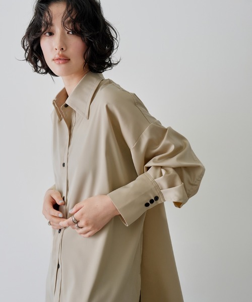NOGLE — блуза‑сэтэндр‑ре́льеф, сатен‑рельеф, Overshirt