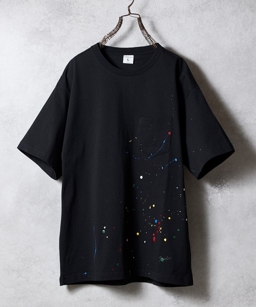 NUMBER (N)INE（ナンバーナイン）の「HAND PAINTED BASIC HEM PRINTED POCKET T-SHIRT / ハンドペイント ベーシック ワンポイント ロゴプリント ポケット Tシャツ（Tシャツ/カットソー・メンズ・ホワイト/グレー系その他2/ホワイト系その他2/グレー/ブラック/ブラック系その他2・M/L/XL）」の3枚目の写真