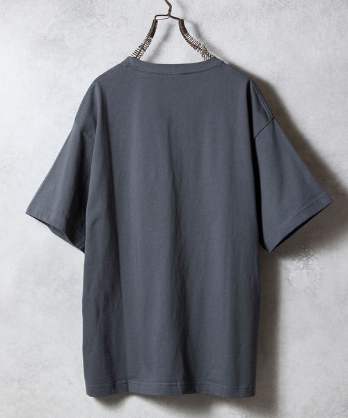 NUMBER (N)INE（ナンバーナイン）の「HAND PAINTED BASIC HEM PRINTED POCKET T-SHIRT / ハンドペイント ベーシック ワンポイント ロゴプリント ポケット Tシャツ（Tシャツ/カットソー・メンズ・ホワイト/グレー系その他2/ホワイト系その他2/グレー/ブラック/ブラック系その他2・M/L/XL）」の12枚目の写真