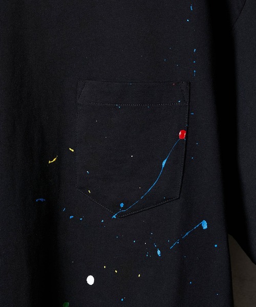 NUMBER (N)INE（ナンバーナイン）の「HAND PAINTED BASIC HEM PRINTED POCKET T-SHIRT / ハンドペイント ベーシック ワンポイント ロゴプリント ポケット Tシャツ（Tシャツ/カットソー・メンズ・ホワイト/グレー系その他2/ホワイト系その他2/グレー/ブラック/ブラック系その他2・M/L/XL）」の20枚目の写真
