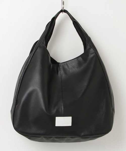 ADAM PATEK(アダムパテック)の「【ADAMPATEK】 water repellent leather oneshoulder tote bag 撥水レザーワンショルダートートバッグ(トートバッグ・メンズ・ブラック・FREE)」の6枚目の写真