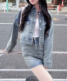 INGNI | ビジュー付Gジャン(デニムジャケット)