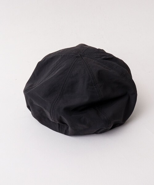 halo commodity（ハロ　コモディティー）の「【halo commodity】撥水ナイロンベレー Salt Over Beret（h261-511）（ハンチング/ベレー帽・メンズ・ブラック/チャコールグレー/ライトグレー・FREE）」の3枚目の写真