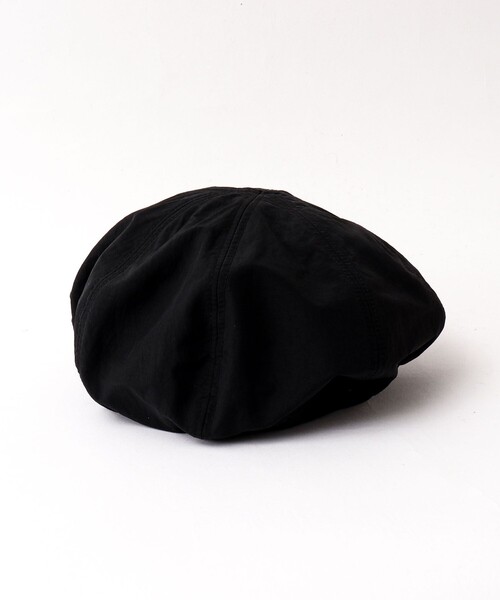 halo commodity（ハロ　コモディティー）の「【halo commodity】撥水ナイロンベレー Salt Over Beret（h261-511）（ハンチング/ベレー帽・メンズ・ブラック/チャコールグレー/ライトグレー・FREE）」の2枚目の写真